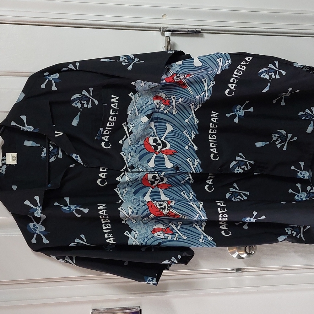 Caribbean Pirate Skull Shirt